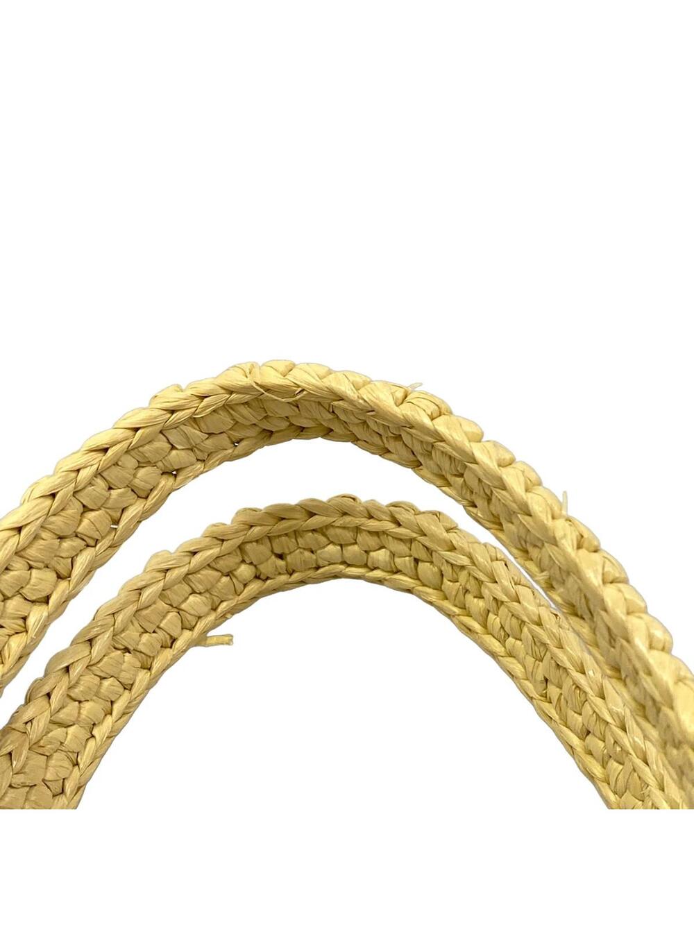 Prada Beige Raffia Shoulder Bag #305575P84B - Picture 8 of 15